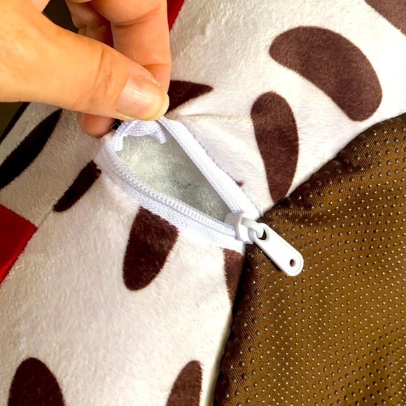 Nine Months Sober Baby Sofa Sitting Support Pillow, Cow Black and White Print - Picture 13 of 15